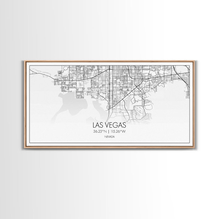 Las Vegas City Map, Nevada Map, Map Art, Modern Art, Wall Art, Canvas Art, Rustic Wall Décor, Minimalist Wall Art, Anniversary Gift, Office