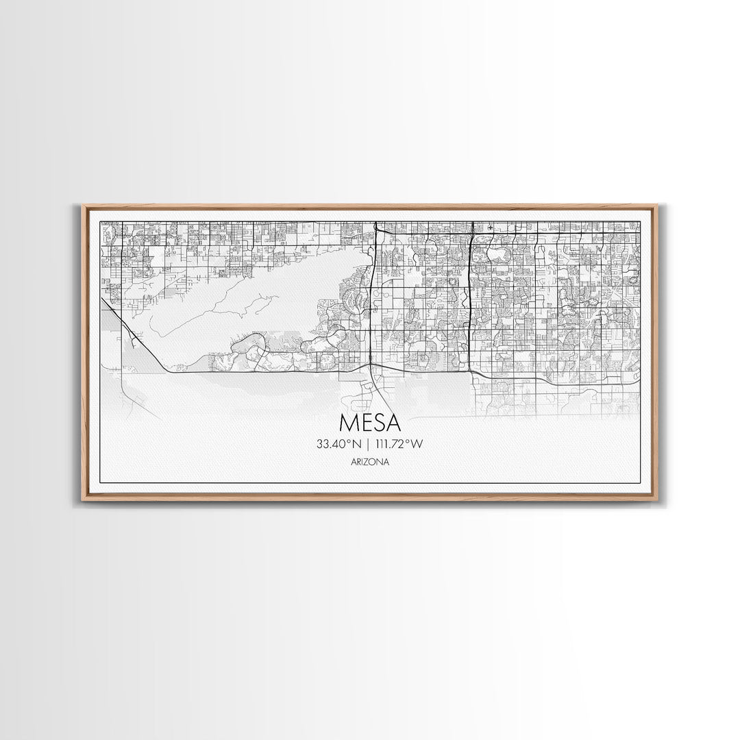 Mesa City Map, Arizona Map, Map Art, Minimalist Wall Art, Wall Art, Canvas Art, Unique Wall Décor, Farmhouse Art, Book Reader Gift, Room Art