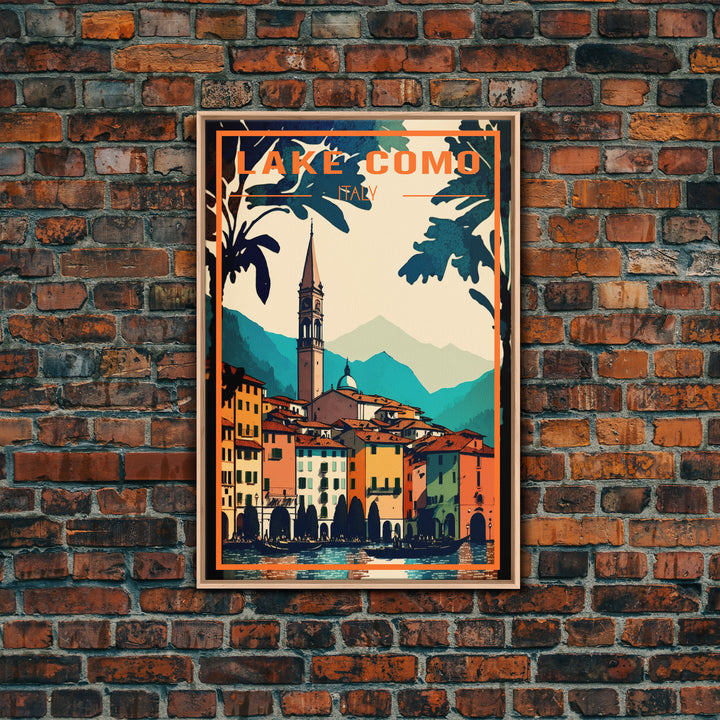 Italy Wall Art, Italy Print, Lake Como, Italy Poster, Travel Wall Print, Travel Poster, Travel Artwork, Wall Poster, Canvas Wall Print