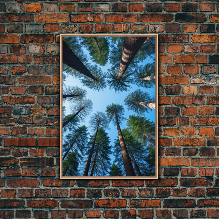 Trees Art Print, Forest Wall Art, Nature Print, Canvas Print, Wall Art, Vertical Art, First Home Gift, Kitchen Wall Decor, Prints Wall Art