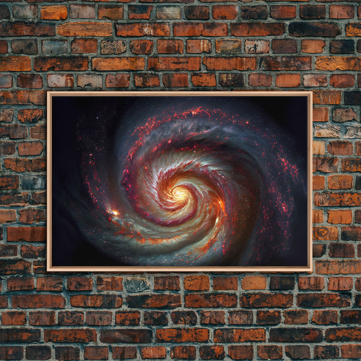 Nebula Supernova Space Swirl Of Stars Fine Art Print, Wall Art Print, Wall Poster, Wall Décor