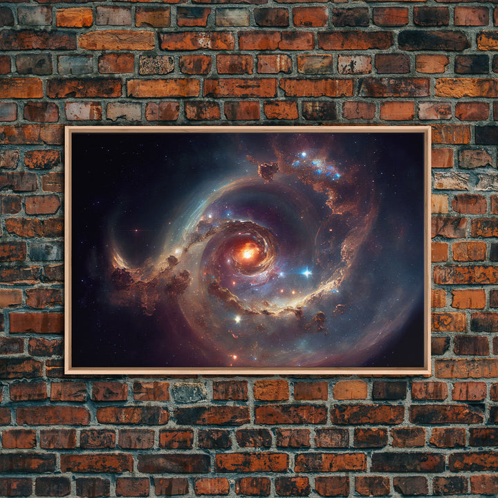 Galaxy Solar System Stars Swirl Space Fine Art Print, Wall Art Print, Wall Poster, Wall Décor