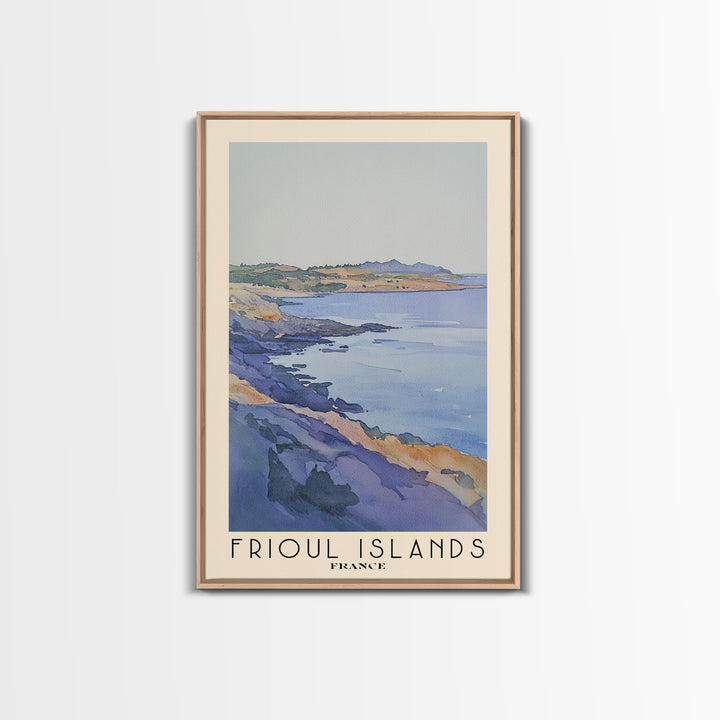 Frioul Islands, France Watercolor Print, Vacation Gift, France Wall Art, Vacation Wall Art, Vacatation Memories, Beach Decor, Beach Or Lakehouse Art