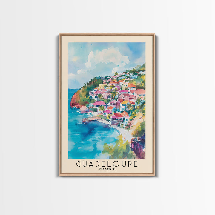 Guadeloupe, France Watercolor Print, Vacation Gift, France Wall Art, Vacation Wall Art, Vacatation Memories, Beach Decor, Beach Or Lakehouse Art