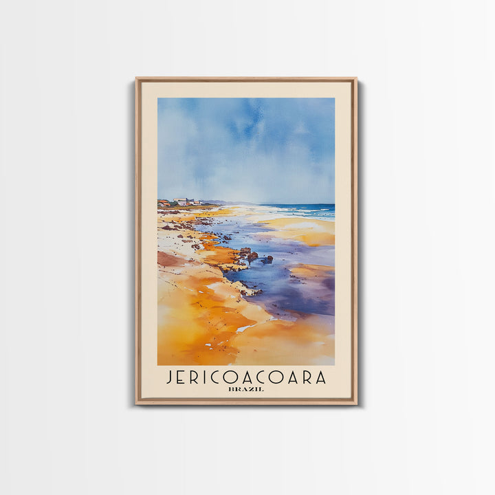 Jericoacoara, Brazil Watercolor Print, Vacation Gift, Brazil Wall Art, Vacation Wall Art, Vacatation Memories, Beach Decor, Beach Or Lakehouse Art