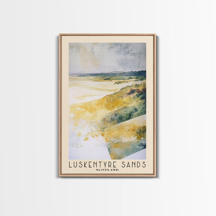 Luskentyre Sands, Scotland Watercolor Print, Vacation Gift, Scotland Wall Art, Vacation Wall Art, Vacatation Memories, Beach Decor, Beach Or Lakehouse Art