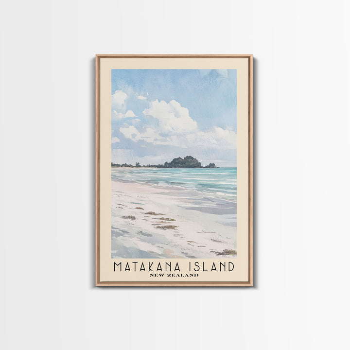 Matakana Island, New Zealand Watercolor Print, Vacation Gift, New Zealand Wall Art, Beach Painting, Beach Decor, Beach Or Lakehouse Art