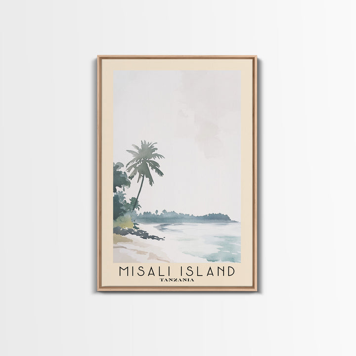 Misali Island, Tanzania Watercolor Print, Vacation Gift, Tanzania Wall Art, Vacation Wall Art, Vacatation Memories, Beach Decor, Beach Or Lakehouse Art