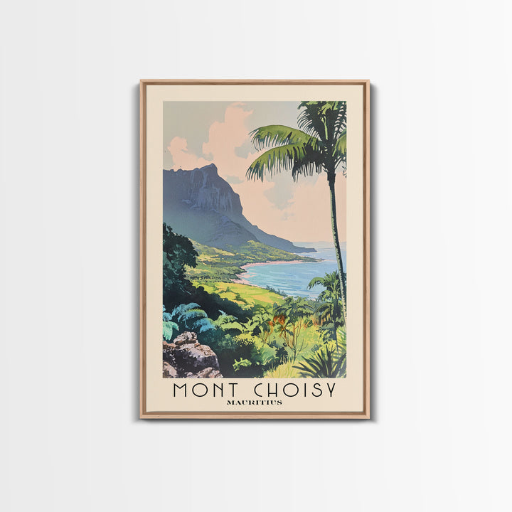 Mont Choisy, Mauritius Watercolor Print, Vacation Gift, Mauritius Wall Art, Beach Painting, Beach Decor, Beach Or Lakehouse Art