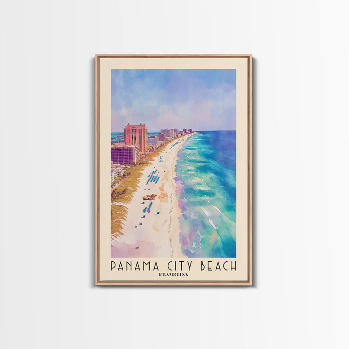 Panama City Beach, Florida Watercolor Print, Vacation Gift, Florida Wall Art, Vacation Wall Art, Vacatation Memories, Beach Decor, Beach Or Lakehouse Art