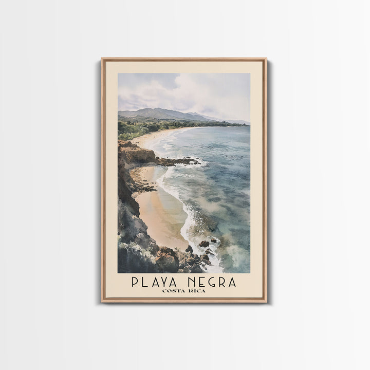 Playa Negra, Costa Rica Watercolor Print, Vacation Gift, Costa Rica Wall Art, Vacation Wall Art, Vacatation Memories, Beach Decor, Beach Or Lakehouse Art