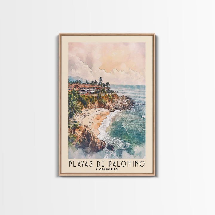 Playas de Palomino, Colombia Watercolor Print, Vacation Gift, Colombia Wall Art, Beach Painting, Beach Decor, Beach Or Lakehouse Art