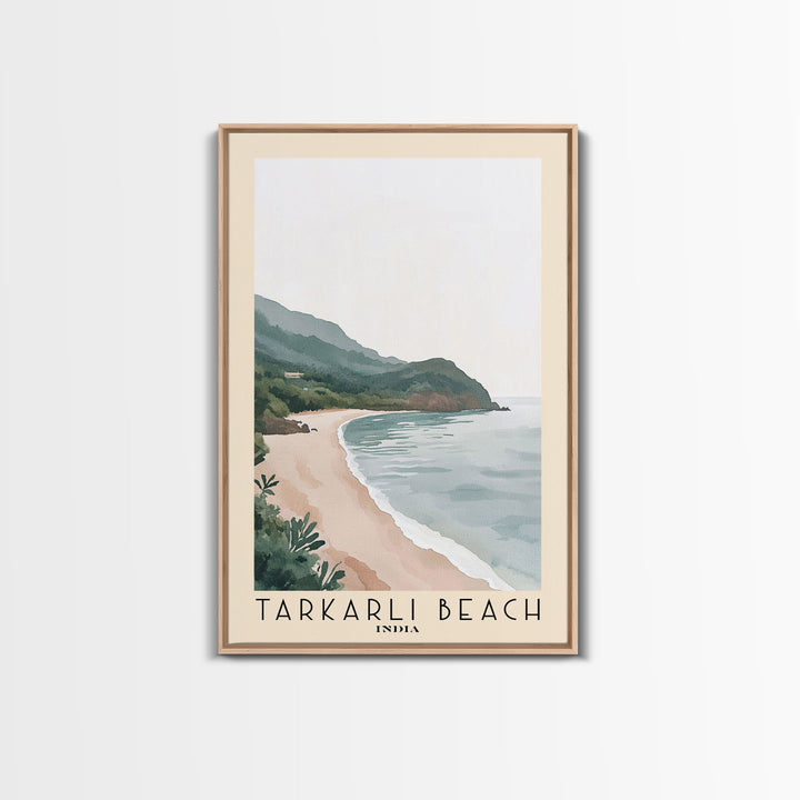 Tarkarli Beach, India Watercolor Print, Vacation Gift, India Wall Art, Vacation Wall Art, Vacatation Memories, Beach Decor, Beach Or Lakehouse Art