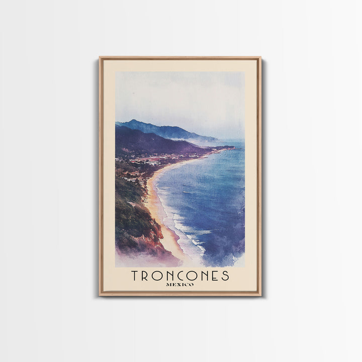 Troncones, Mexico Watercolor Print, Vacation Gift, Mexico Wall Art, Vacation Wall Art, Vacatation Memories, Beach Decor, Beach Or Lakehouse Art