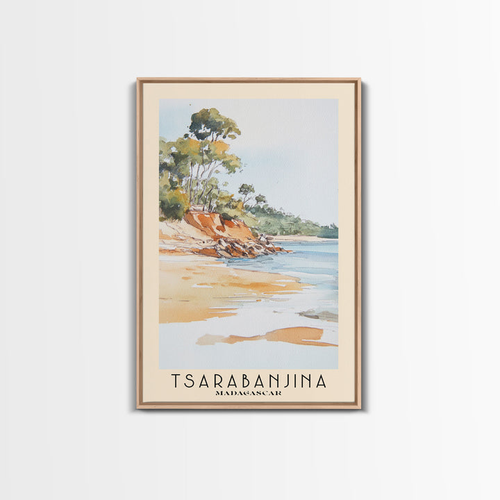 Tsarabanjina, Madagascar Watercolor Print, Vacation Gift, Madagascar Wall Art, Vacation Wall Art, Vacatation Memories, Beach Decor, Beach Or Lakehouse Art