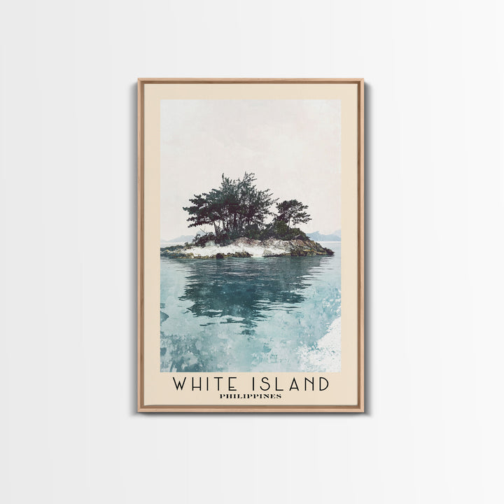 White Island, Philippines Watercolor Print, Vacation Gift, Philippines Wall Art, Vacation Wall Art, Vacatation Memories, Beach Decor, Beach Or Lakehouse Art