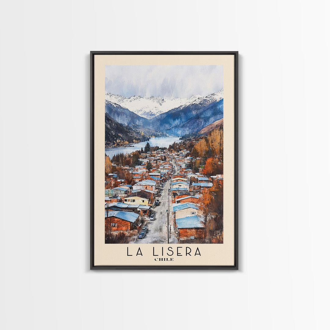 La Lisera, Chile Watercolor Print, Vacation Gift, Chile Wall Art, Beach Painting, Beach Decor, Beach Or Lakehouse Art