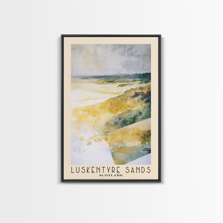 Luskentyre Sands, Scotland Watercolor Print, Vacation Gift, Scotland Wall Art, Vacation Wall Art, Vacatation Memories, Beach Decor, Beach Or Lakehouse Art