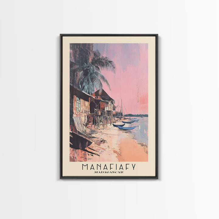 Manafiafy, Madagascar Watercolor Print, Vacation Gift, Madagascar Wall Art, Vacation Wall Art, Vacatation Memories, Beach Decor, Beach Or Lakehouse Art