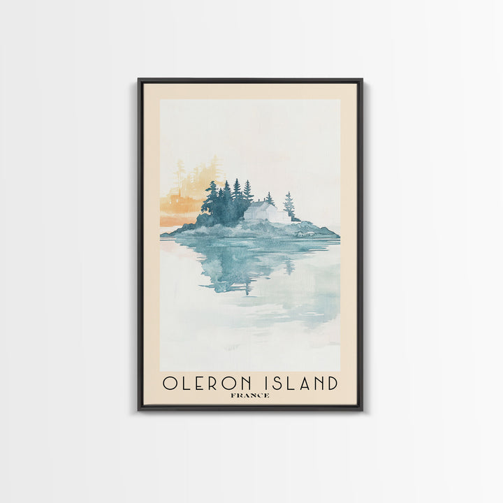 Oleron Island, France Watercolor Print, Vacation Gift, France Wall Art, Vacation Wall Art, Vacatation Memories, Beach Decor, Beach Or Lakehouse Art