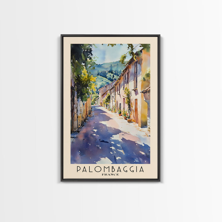 Palombaggia, France Watercolor Print, Vacation Gift, France Wall Art, Beach Painting, Beach Decor, Beach Or Lakehouse Art