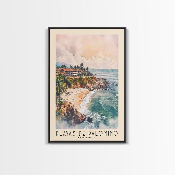 Playas de Palomino, Colombia Watercolor Print, Vacation Gift, Colombia Wall Art, Beach Painting, Beach Decor, Beach Or Lakehouse Art