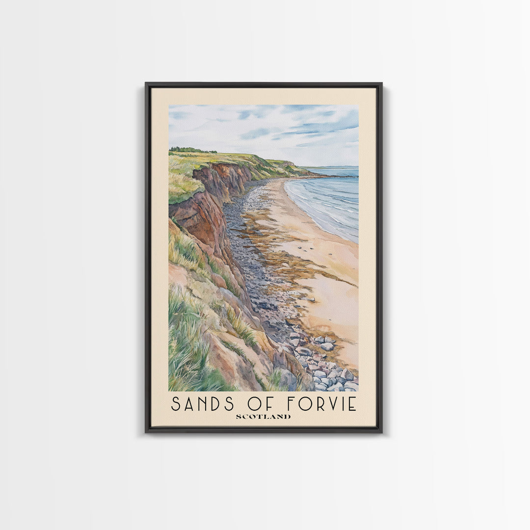 Sands of Forvie, Scotland Watercolor Print, Vacation Gift, Scotland Wall Art, Beach Painting, Beach Decor, Beach Or Lakehouse Art