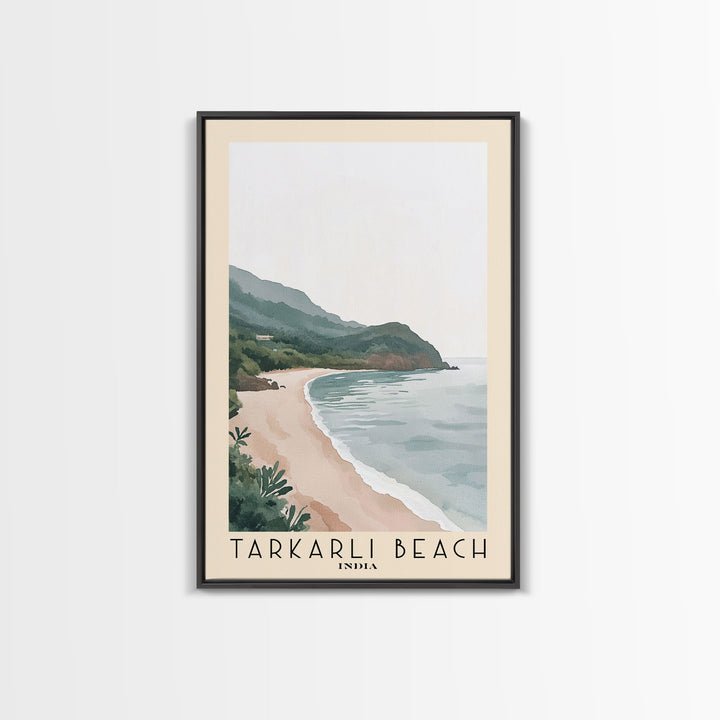 Tarkarli Beach, India Watercolor Print, Vacation Gift, India Wall Art, Vacation Wall Art, Vacatation Memories, Beach Decor, Beach Or Lakehouse Art