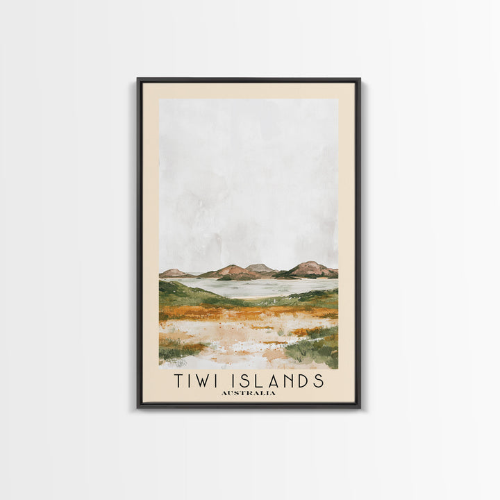 Tiwi Islands, Australia Watercolor Beach Print, Vacation Gift, Australia Wall Art, Beach Painting, Beach Decor, Beach Painting