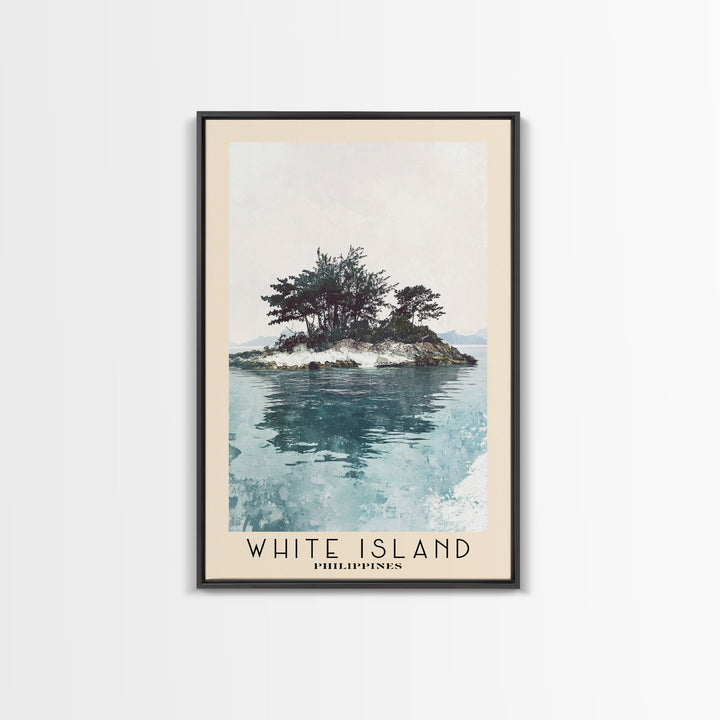 White Island, Philippines Watercolor Print, Vacation Gift, Philippines Wall Art, Vacation Wall Art, Vacatation Memories, Beach Decor, Beach Or Lakehouse Art