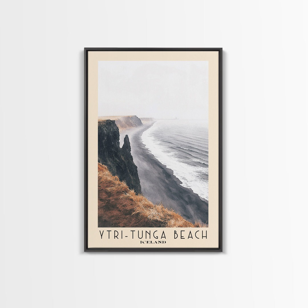 Ytri-Tunga Beach, Iceland Watercolor Print, Vacation Gift, Iceland Wall Art, Vacation Wall Art, Vacatation Memories, Beach Decor, Beach Or Lakehouse Art