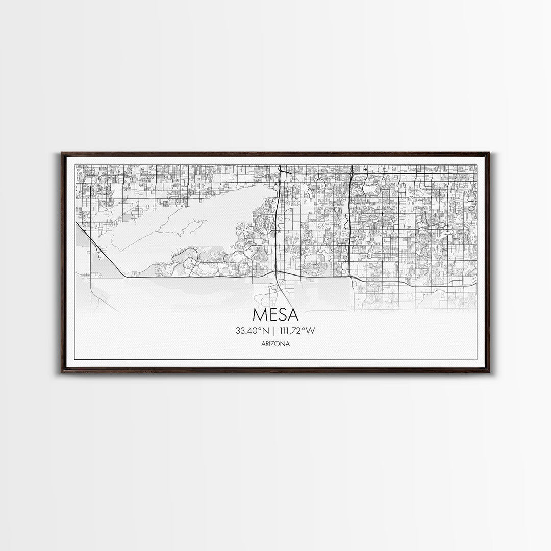 Mesa City Map, Arizona Map, Map Art, Minimalist Wall Art, Wall Art, Canvas Art, Unique Wall Décor, Farmhouse Art, Book Reader Gift, Room Art