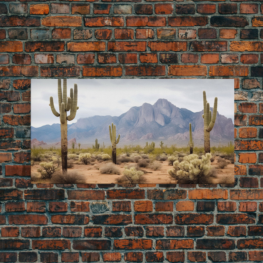 Desert Wall Art, Desert Decor, Framed Canvas Print, Desert Photography, Cactus Wall Art, Southwestern Decor, Landscape Prints, Boho Wall Art