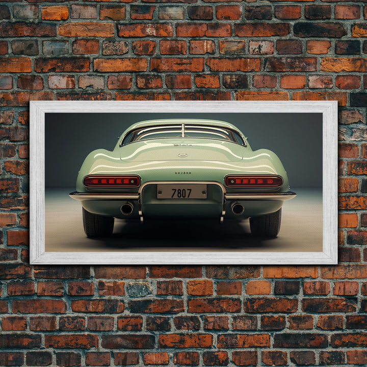 Automotive Art, Classic Car Wall Art, Car Print, Panoramic Art, Wall Art, Canvas Art, Landscape Art, Landscape Print, Car Lover Gift, Office