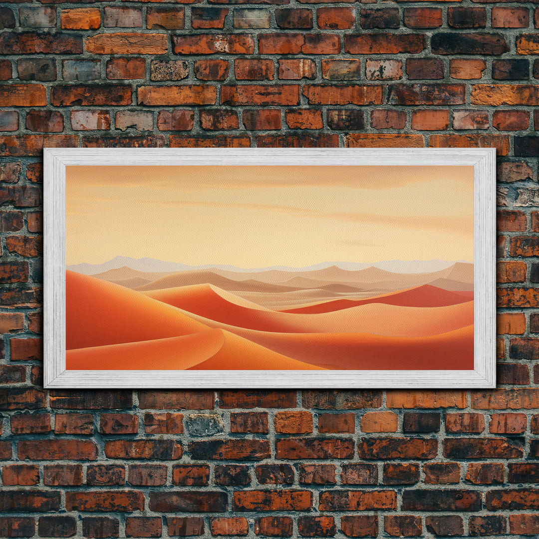 Desert Art, Sand Dune Wall Art, Desert Art Print, Panoramic Art, Wall Art, Canvas Art, Landscape Art, Landscape Print, Travel Art Print