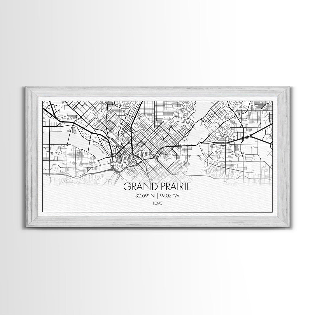 Grand Prairie City Map, Texas Map, Map Art, Minimalist Art, Wall Art, Canvas Art, Log Cabin Décor, Ranch Wall Art, Texas Wall Art, Prints