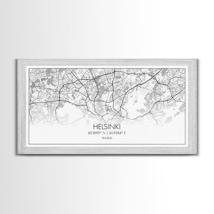 Helsinki City Map, Finland Map, Map Art, Minimalist Art, Wall Art, Canvas Art, Europe Art, Gift For Girls, Large Canvas Art, Travel Wall Art