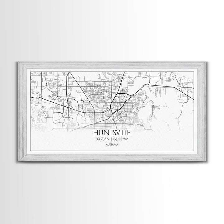 Huntsville City Map, Alabama Map, Map Art, Modern Art, Wall Art, Canvas Art, Country Wall Décor, Gifts For Her, Room Décor For Teens, Prints