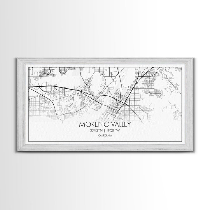 Moreno Valley City Map, California Map, Map Art, Minimalist Wall Art, Wall Art, Canvas Art, Horizontal Print, PHD Graduation Gift, Office