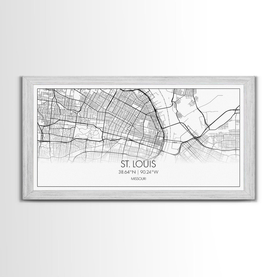 St Louis City Map, Missouri Art, Map Print, Modern Wall Art, Wall Art, Canvas Art, Home Décor Prints, Above Bed Art, Congratulations Gift