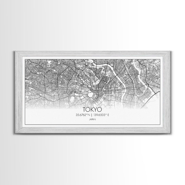 Tokyo City Map, Japan Art, Map Print, Modern Wall Art, Wall Art, Canvas Art, Asian Art Print, Gift For Coworker, Office Wall Art, Wall Décor