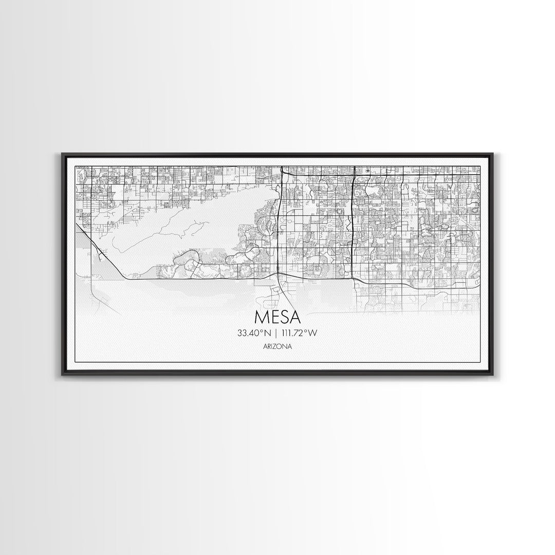 Mesa City Map, Arizona Map, Map Art, Minimalist Wall Art, Wall Art, Canvas Art, Unique Wall Décor, Farmhouse Art, Book Reader Gift, Room Art