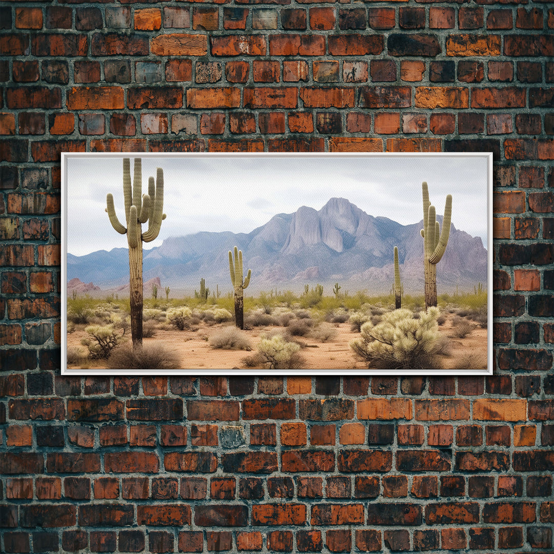 Desert Wall Art, Desert Decor, Framed Canvas Print, Desert Photography, Cactus Wall Art, Southwestern Decor, Landscape Prints, Boho Wall Art