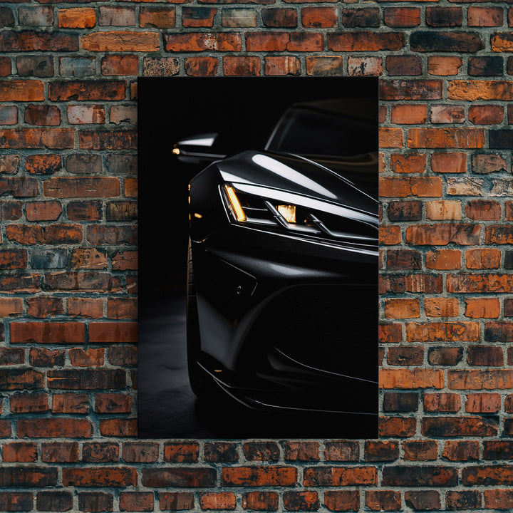 Super Car Print, Framed Canvas Art, Exotic Sports Car Wall Art / Poster Art