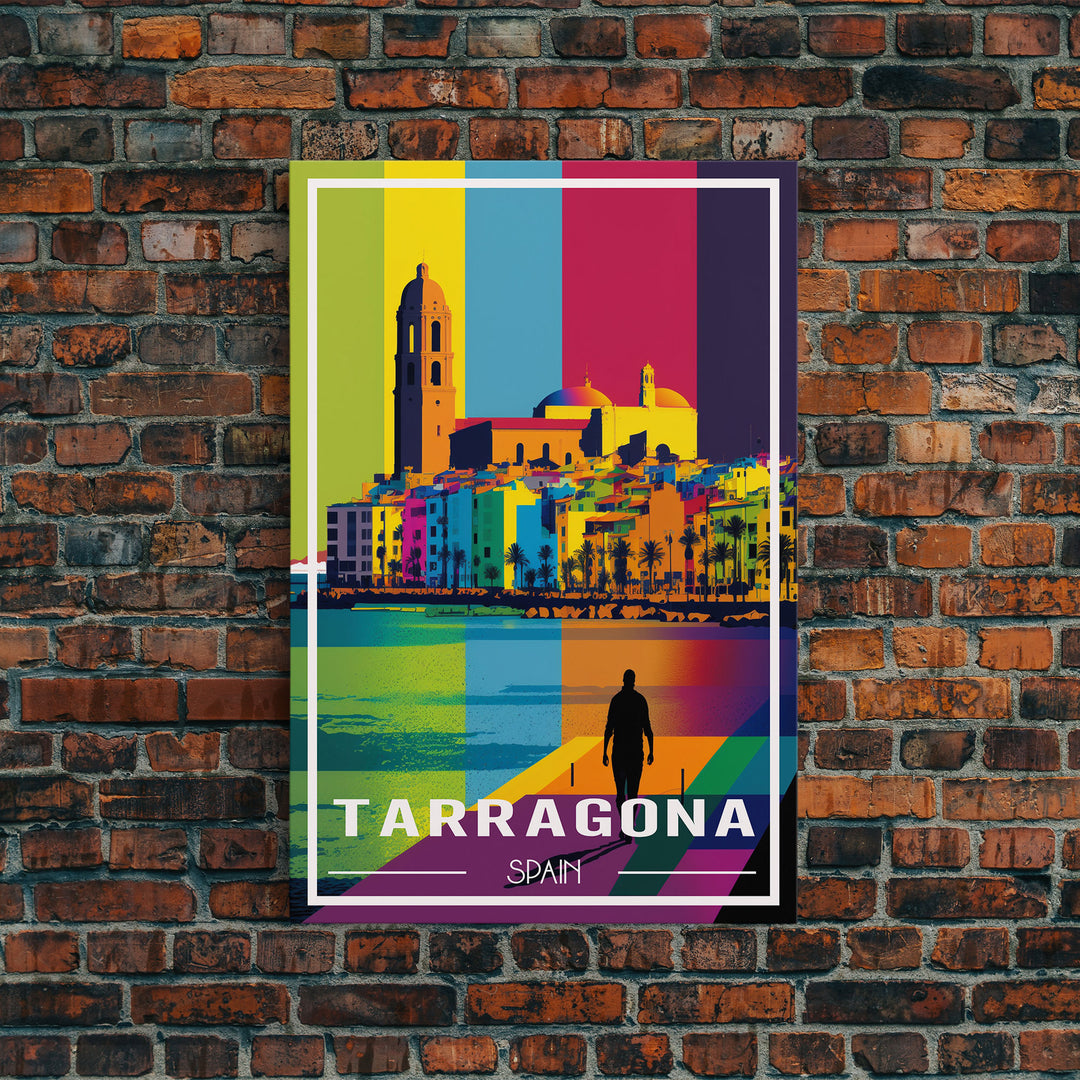 Tarragona Wall Art, Spain Poster, Catalonia Wall Art, Europe Art Print, Travel Wall Print, Travel Poster, Travel Wall Art, Canvas Wall Print