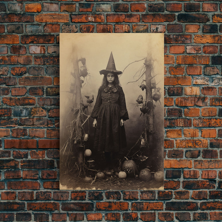 Witchy Wall Art, Moody Wall Art, Gothic Wall Art, Dark Fantasy, Horror Art, Canvas Print, Wall Art, Vertical Print, Home Decor, Wall Decor