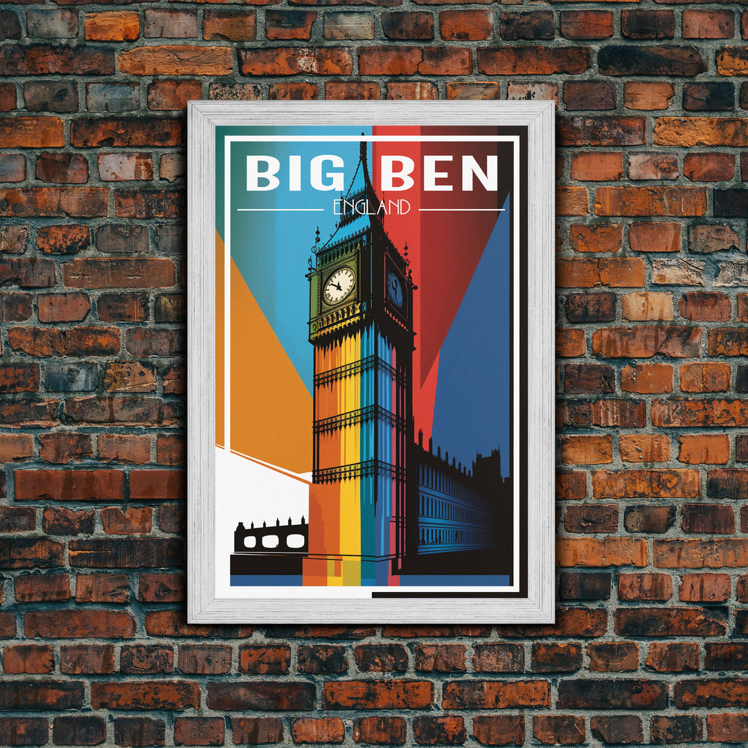 London Wall Art, England, Big Ben, London Wall Decor, Travel Wall Print, Travel Poster, Travel Artwork, Travel Wall Art, Canvas Wall Print