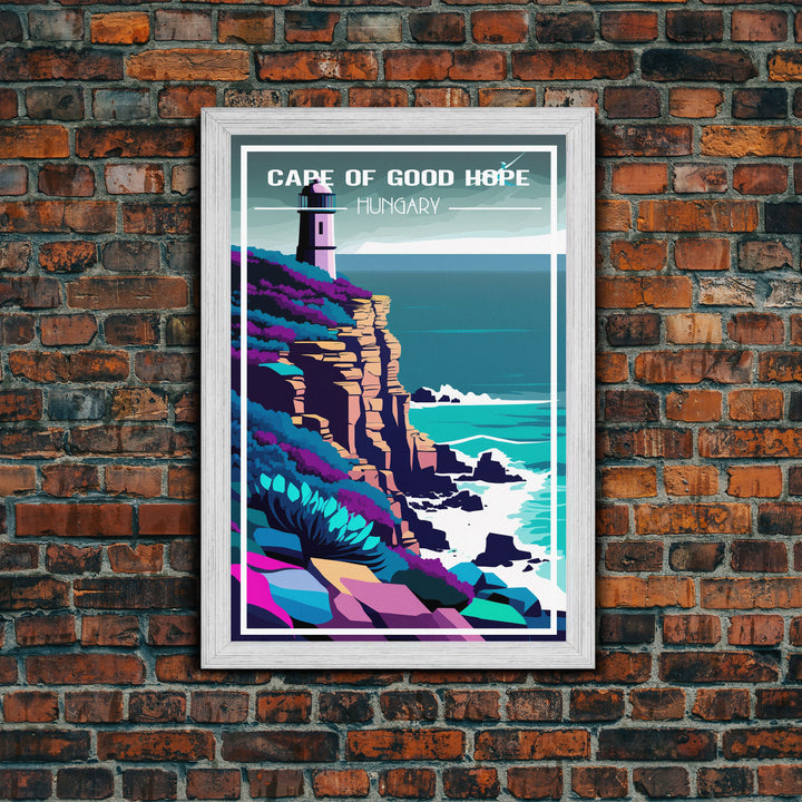 Cape Of Good Hope, Hungary, European Wall Art, Lighthouse, Travel Wall Print, Travel Poster, Travel Wall Art, Canvas Wall Print