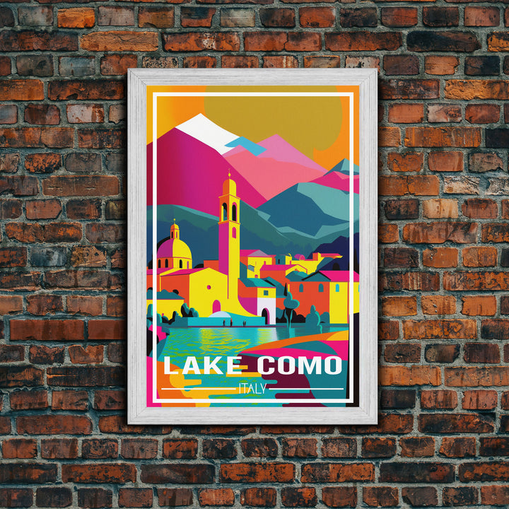 Lake Como Wall Print, Italy Poster, Italy Wall Art, Europe Poster, Travel Wall Print, Travel Poster, Travel Wall Art, Canvas Wall Print