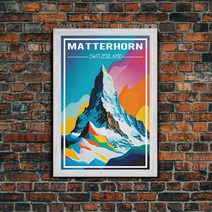 Matterhorn Wall Art, Switzerland Poster, Europe Wall Print, Mountain, Travel Wall Print, Travel Poster, Travel Wall Art, Canvas Wall Print